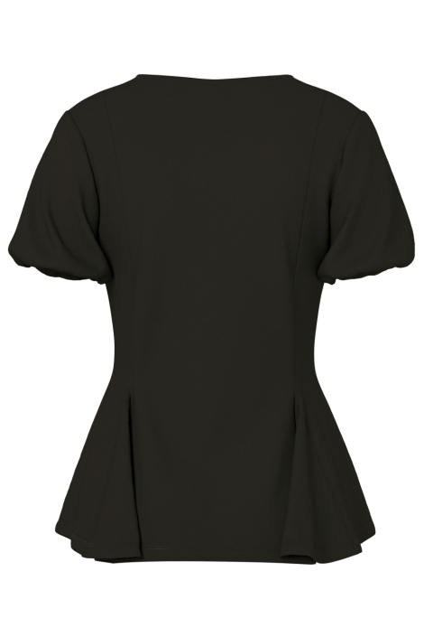 Hypedrop zwarte dames t-shirt | Achteraanzicht