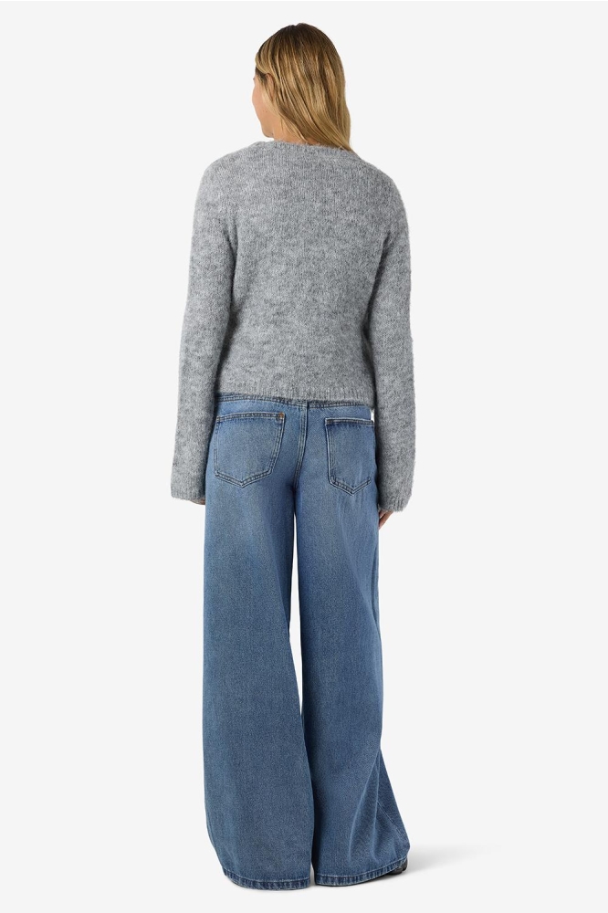 Noisy may grijze dames vest | Model