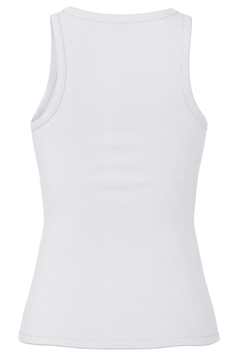 Pieces witte dames top | Achteraanzicht