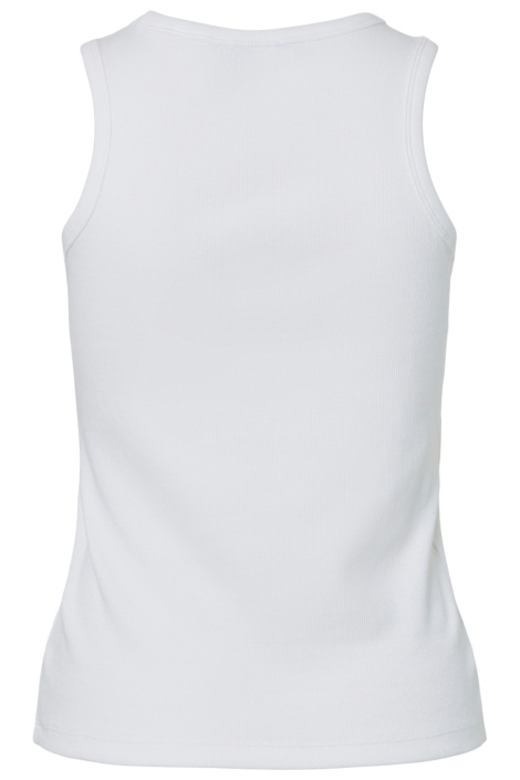 Pieces witte dames top | Achteraanzicht