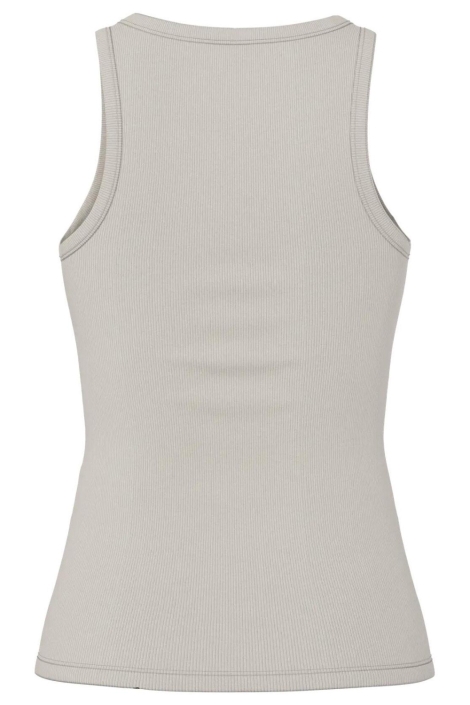 Pieces ecru dames top | Achteraanzicht