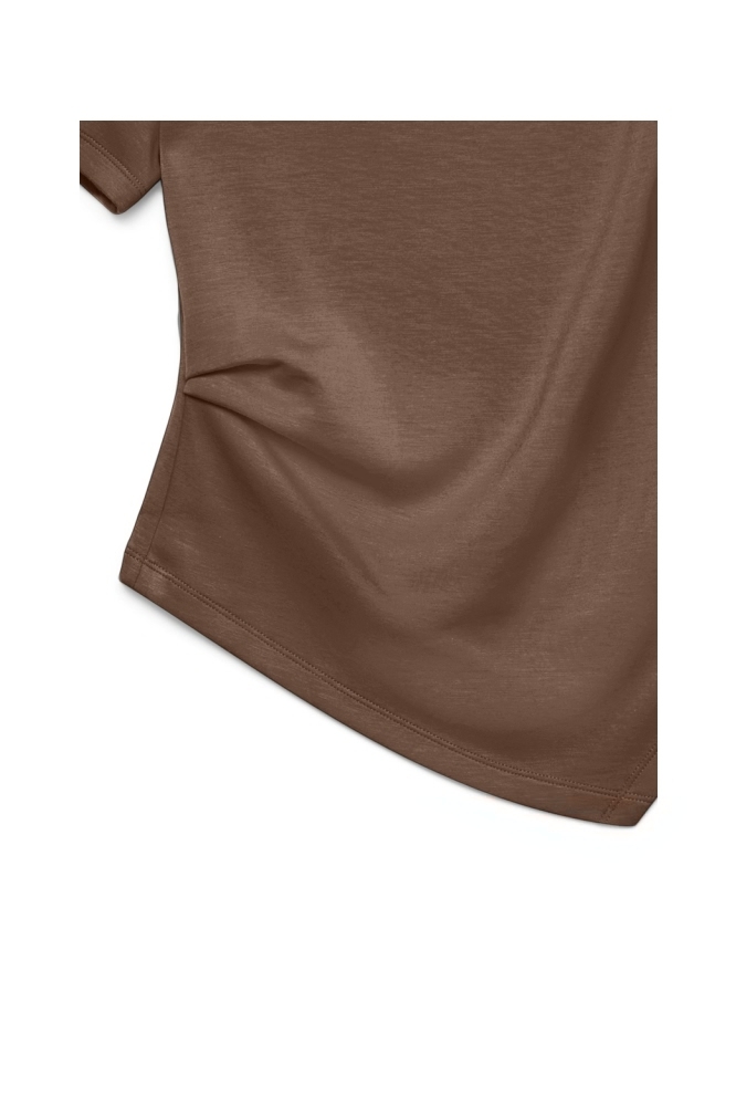 Vero Moda bruine dames t-shirt | Close up
