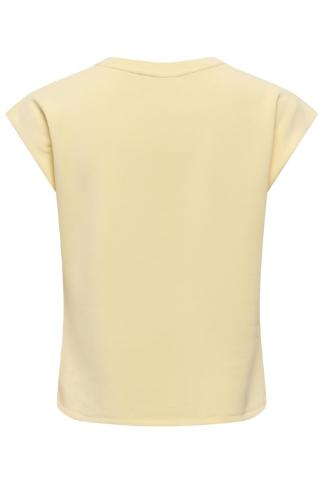 Only gele dames t-shirt | Achteraanzicht