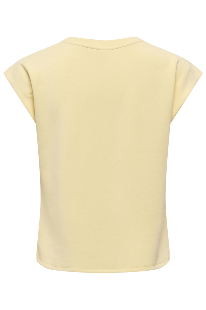 Only gele dames t-shirt | Achteraanzicht