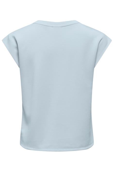 Only blauwe dames t-shirt | Achteraanzicht