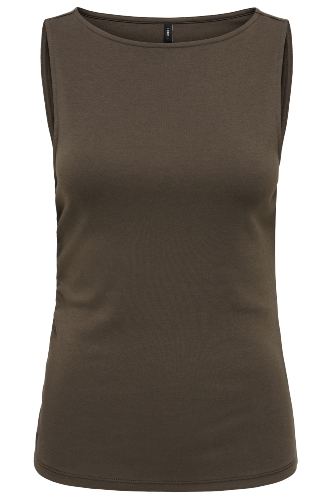 Only bruine dames top | Vooraanzicht