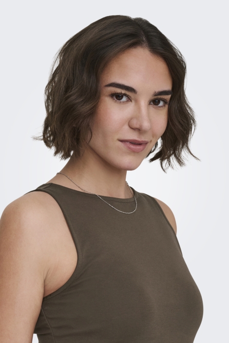 Only bruine dames top | Close up