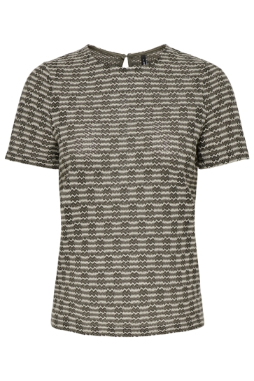 Only onltove s/s o-neck top jrs Groen