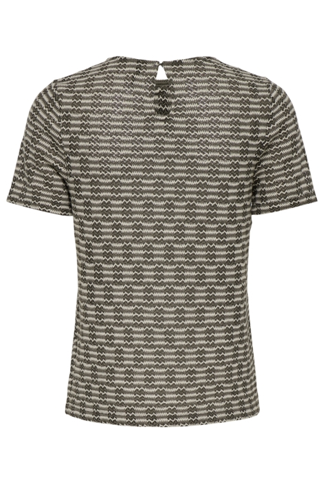 Only groene dames t-shirt | Achteraanzicht