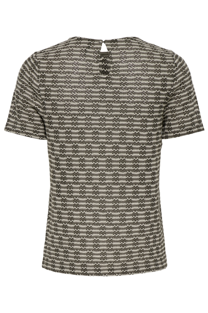 Only groene dames t-shirt | Achteraanzicht