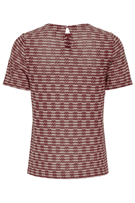 Only roze dames t-shirt | Achteraanzicht