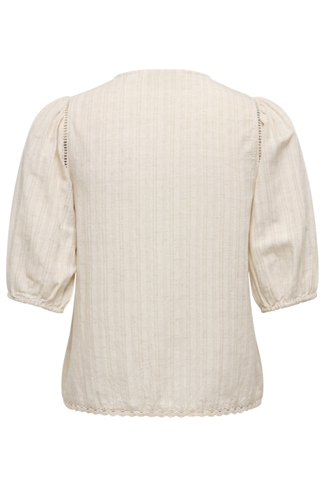 Only beige dames blouse | Achteraanzicht