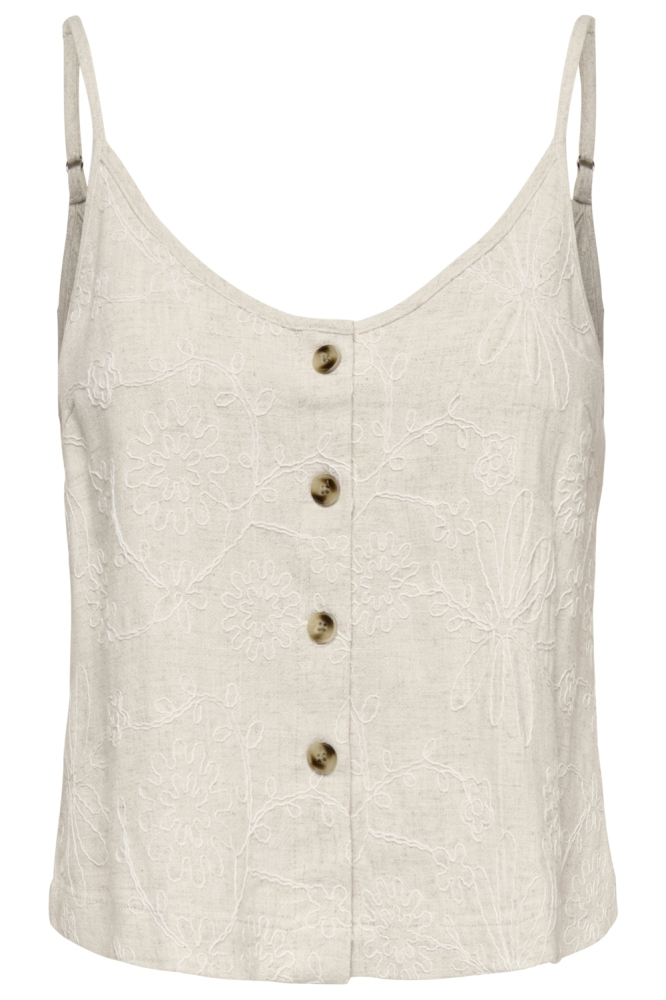 Only ecru dames top | Vooraanzicht