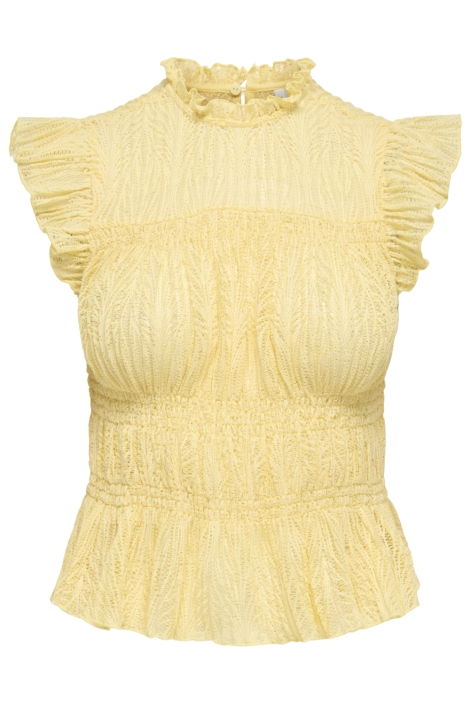 Only gele dames top | Vooraanzicht