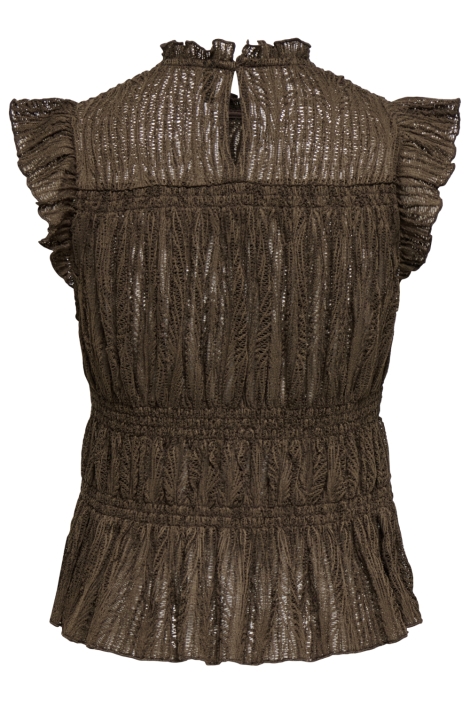 Only bruine dames top | Achteraanzicht