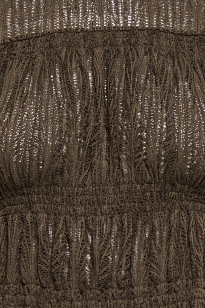 Only bruine dames top | Close up