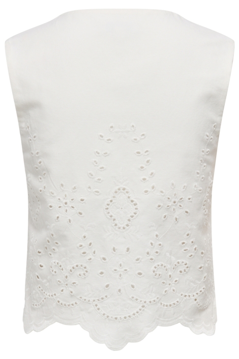 Only witte dames top | Achteraanzicht