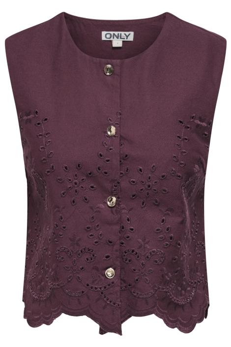Only bordeaux dames top | Vooraanzicht