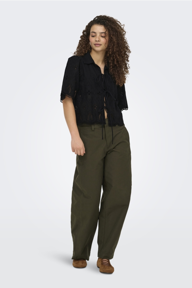 Only zwarte dames blouse | Model