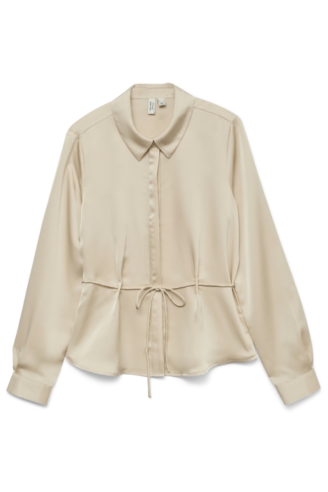 Vero Moda beige dames blouse | Vooraanzicht