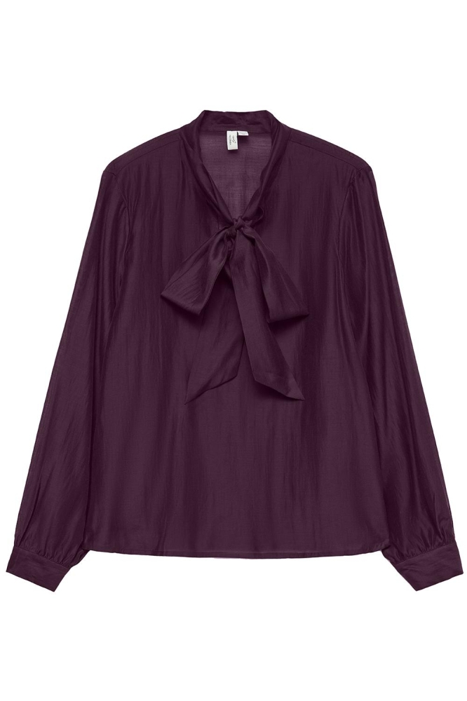Vero Moda bordeaux dames blouse | Vooraanzicht