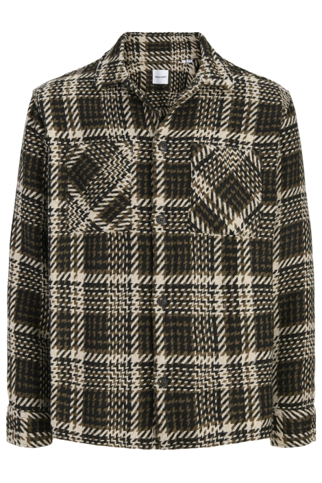 Jack & Jones zwarte heren overhemd | Vooraanzicht