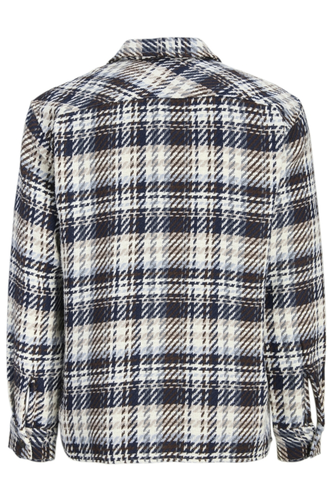 Jack & Jones blauwe heren overhemd | Achteraanzicht