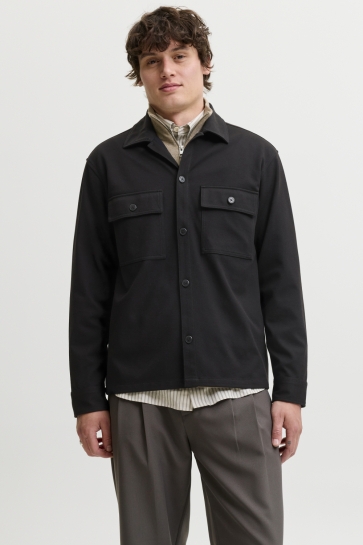 Jack & Jones jjwilliam sweat overshirt ls noos Zwart
