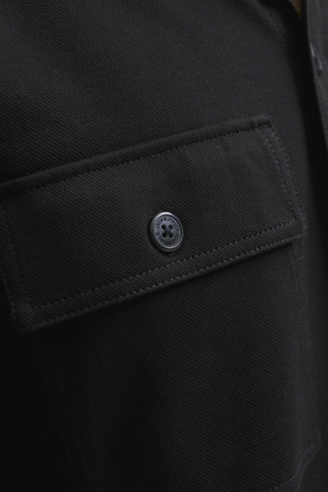 Jack & Jones zwarte heren overhemd | Kleurstaal