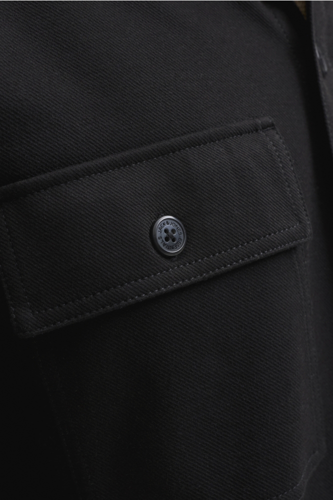 Jack & Jones zwarte heren overhemd | Kleurstaal