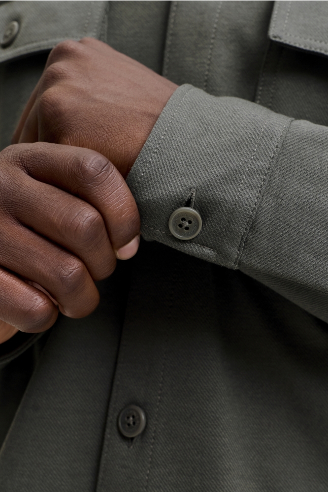 Jack & Jones groene heren overhemd | Kleurstaal