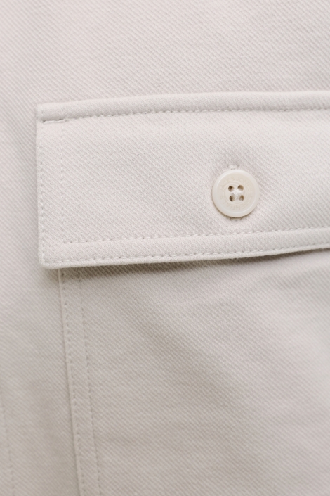 Jack & Jones beige heren overhemd | Kleurstaal