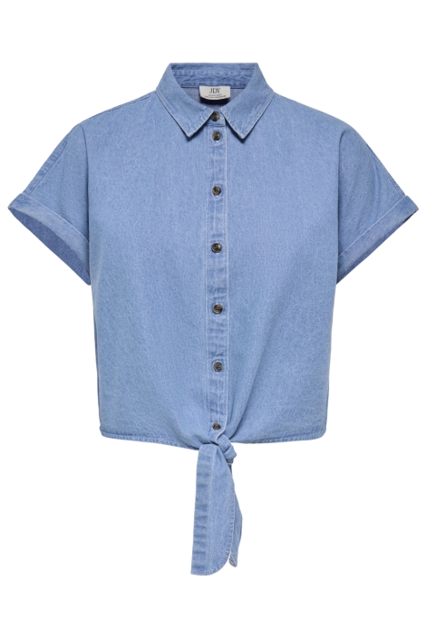 Jacqueline de Yong blauwe dames blouse | Vooraanzicht