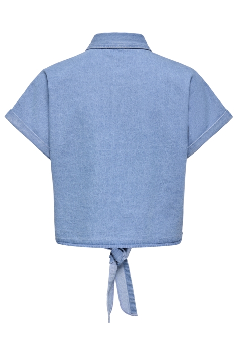 Jacqueline de Yong blauwe dames blouse | Achteraanzicht