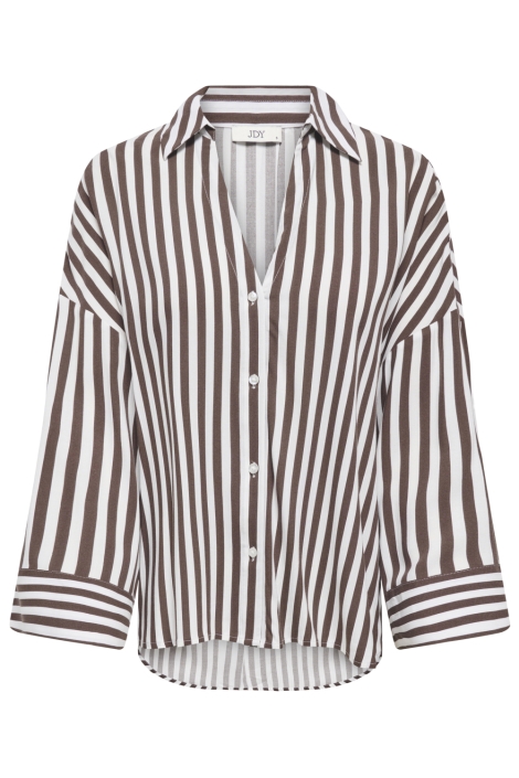 Jacqueline de Yong bruine dames blouse | Vooraanzicht