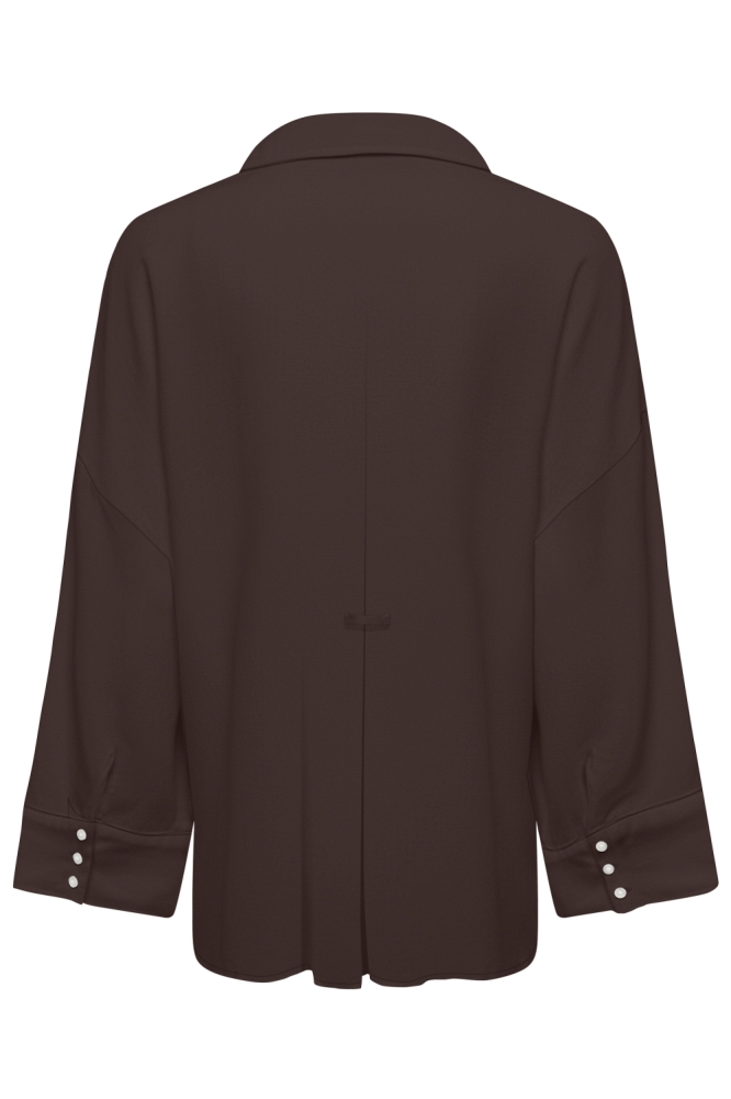 Jacqueline de Yong bruine dames blouse | Achteraanzicht
