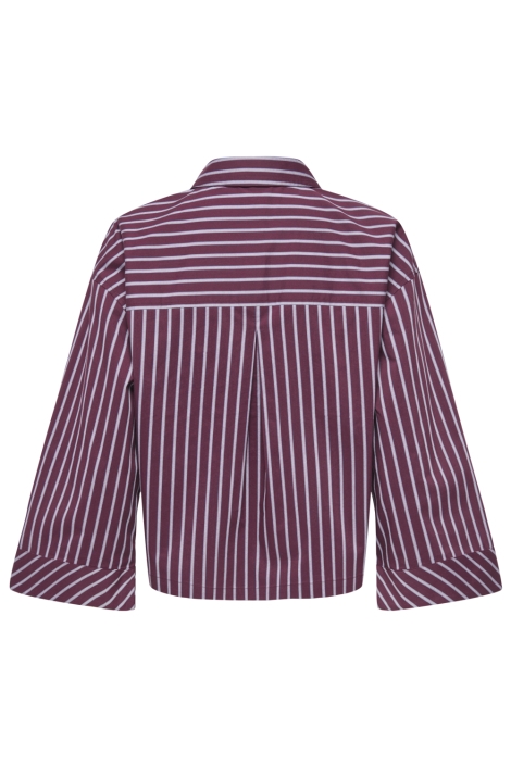 Jacqueline de Yong bordeaux dames blouse | Achteraanzicht