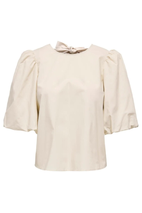 Jacqueline de Yong beige dames t-shirt | Vooraanzicht