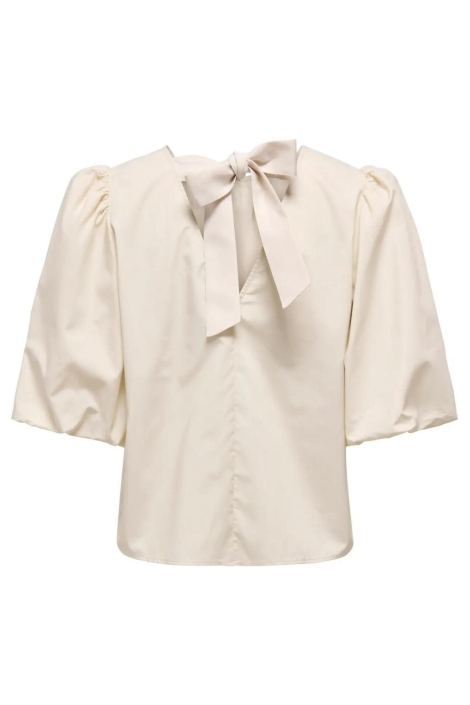 Jacqueline de Yong beige dames t-shirt | Achteraanzicht