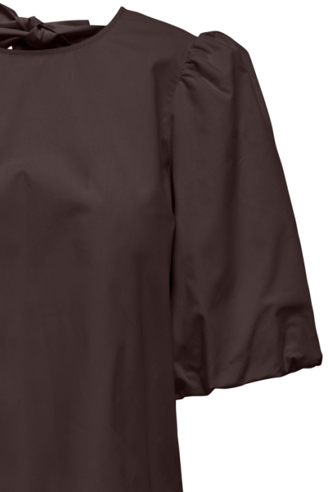 Jacqueline de Yong bruine dames blouse | Close up