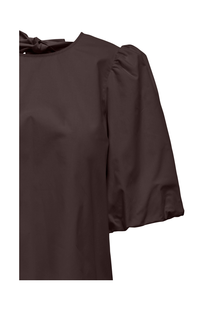 Jacqueline de Yong bruine dames blouse | Close up
