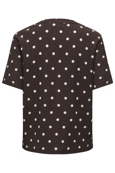 Jacqueline de Yong bruine dames blouse | Achteraanzicht