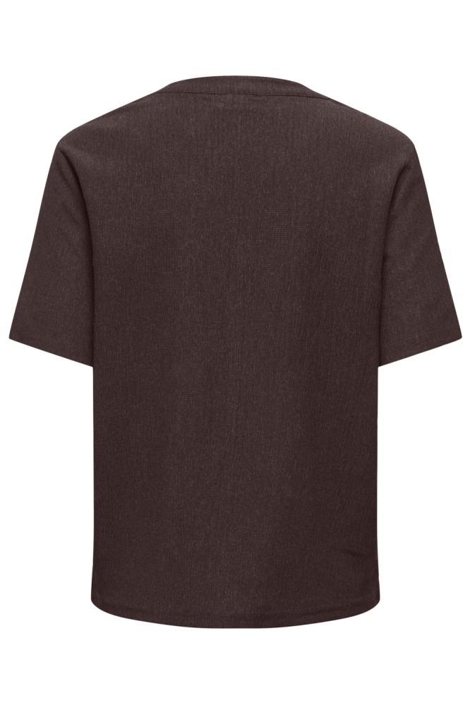 Jacqueline de Yong bruine dames blouse | Achteraanzicht