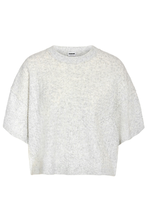 Noisy may grijze dames trui | Vooraanzicht