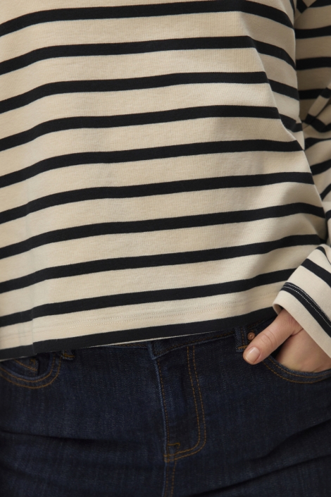 Vero Moda beige dames t-shirt | Close up