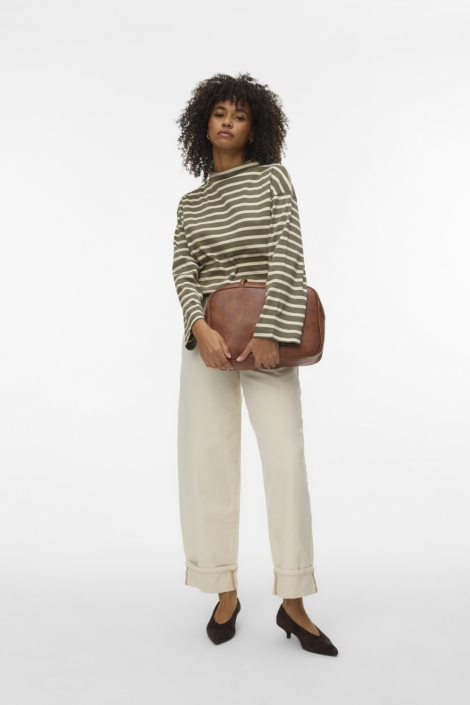 Vero Moda groene dames t-shirt | Model