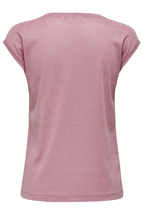 Only roze dames t-shirt | Achteraanzicht