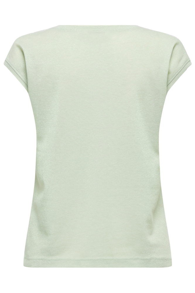 Only groene dames t-shirt | Achteraanzicht