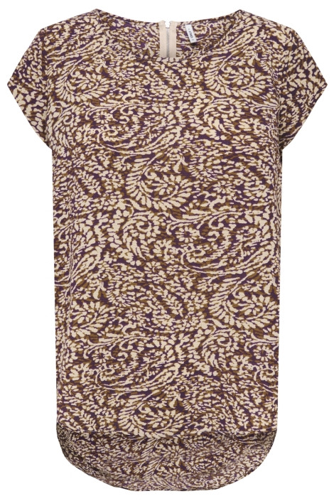 Only multi color dames top | Vooraanzicht