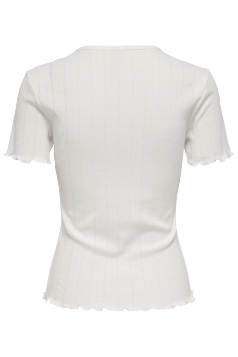 Only witte dames t-shirt | Achteraanzicht